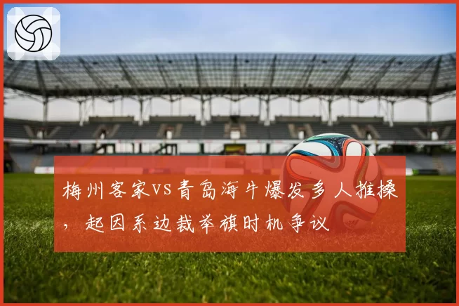 梅州客家vs青岛海牛爆发多人推搡，起因系边裁举旗时机争议